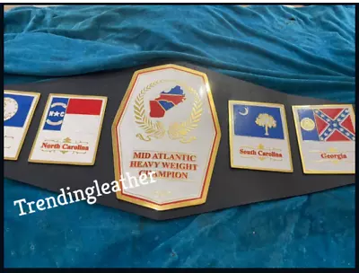 NWA MID-ATLANTIC HEAVYWEIGHT WRESTLING CHAMPIONSHIP Belt ADULT SIZE • $139
