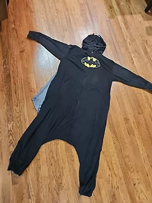 Batman Pajamas Unisex Union Suit Plus One Size Fits All Halloween  • $6