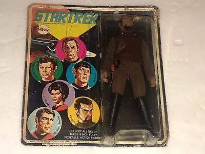 1974 Mego Star Trek Klingon Action Figure On Card Complete Original 8  Read • $49.99