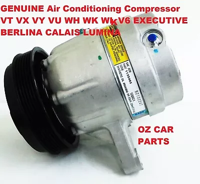 Genuine New Air Conditioning Compressor Pump FOR HOLDEN VT VX V6 COMMODORE • $629