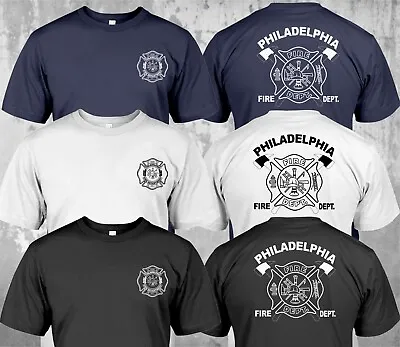 $21.99 • Buy New Fire Department Philadelphia Rescue Special Operasion Firefighter T-Shirt