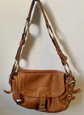 Yoshi Lichfield Medium Size Tan Brown Leather Grab Shoulder Handbag Bag With Tag • £23.50