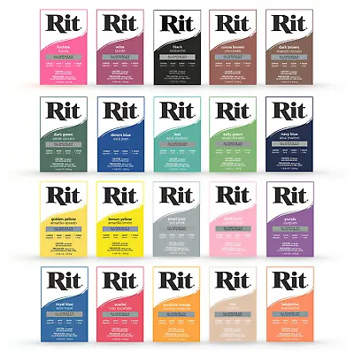 £3.99 • Buy Rit Dye For Fabrics & Plastics Multiple Colours Powder Dye  RCModelz