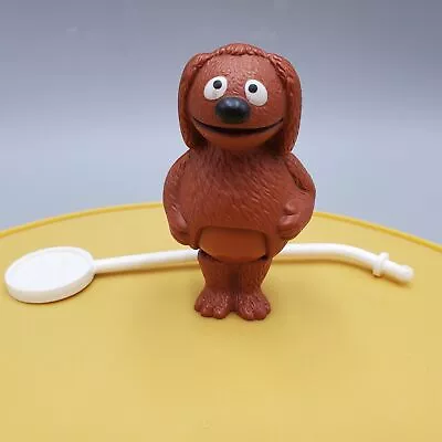 Rowlf Stick Puppet Fisher Price Vintage Muppet Show Players 3.5 Inch • $16.64