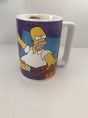 £19.99 • Buy Vintage The Simpsons Large Square Handled Mug 2002 Kinnerton Homer Slam Dunk
