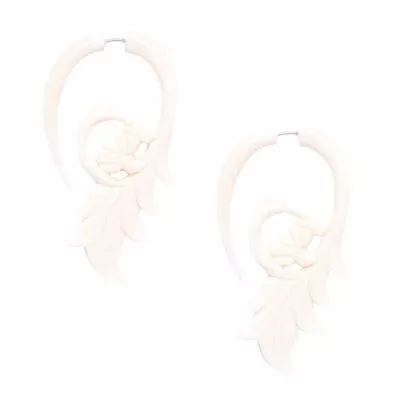 £23.97 • Buy Fake Ear Stretcher Earrings Bone Floral Tribal Cheater Expander - 81stgeneration