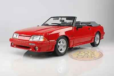 1991 Ford Mustang GT Convertible - Red (Beverly Hills Cop 3) 1:18 GMP GMP 18998 • $139