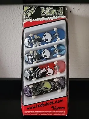 Rare Tech Deck Blind 96mm 4 Pack Skateboard New Factory Sealed Htf • $90