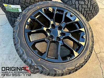 NEW Wheels Rims Tires 22  Chevy Silverado 1500 Tahoe GMC Sierra Yukon OEM SPECS • $1750