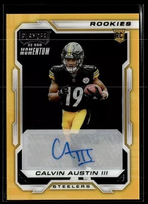 2022 Chronicles Playoff Momentum Rookies Auto Calvin Austin Iii Steelers • $1.49