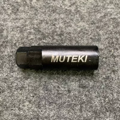 MUTEKI Sr48 End Lug Nut Set Of 20 Chrome Black 32905b * • $42.99