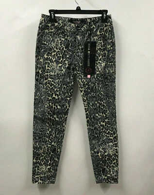 $12.95 • Buy NWT FREE STYLE Womens Size 5 Gray Animal Print Skinny Stretch Pants / Jeans