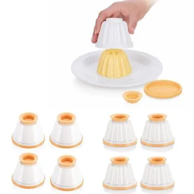 Cup Jelly Panna Cotta Molds Steamed Pudding Mold With Lids Pudding Cup Molds • $17.28