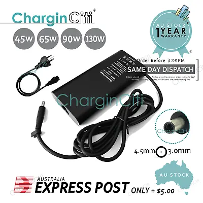 AC Power Adapter Charger For Dell Inspiron 15 3000 5000 7000 45w 65w 90w 130w • $15