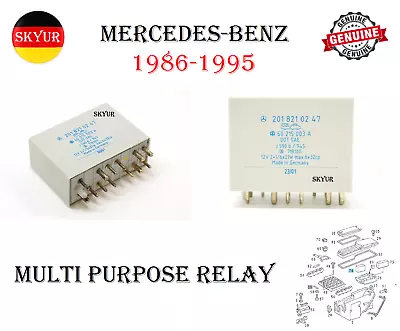 Multipurpose Relay Switch For 86 To 95 Mercedes W124 300TD E320 560 300E GENUINE • $153.33