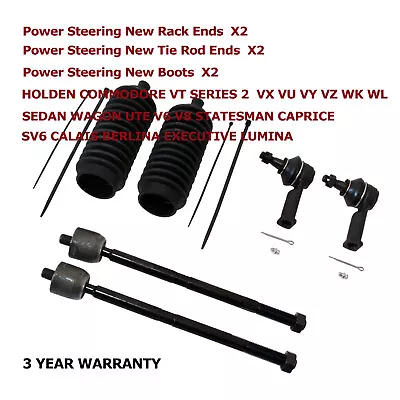 Holden Commodore VY Power Steering Rack Ends Boots Tie Rod Ends • $65.99