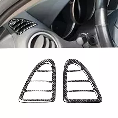 Carbon Fiber Dash Panel Upper Air Vent Outlet Trim For Mazda RX8 RX-8 2004-2008  • $14.45