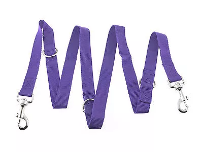 £6.95 • Buy Dog Lead Police Style Control 6 Way Adjustable Training Lead Double Ended 6ft