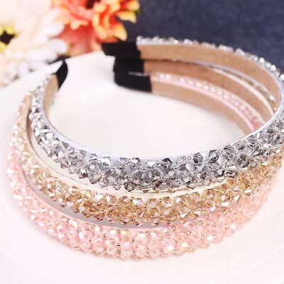 £5.72 • Buy Children Kids Rhinestone Hair Band Headwear Ornament Crystal Headband Crown