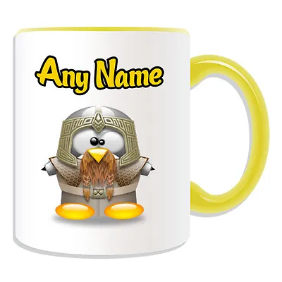 £10.07 • Buy Personalised Gift Gimli Penguin Mug Money Box Cup Movie Hero Hobbit Lord Rings