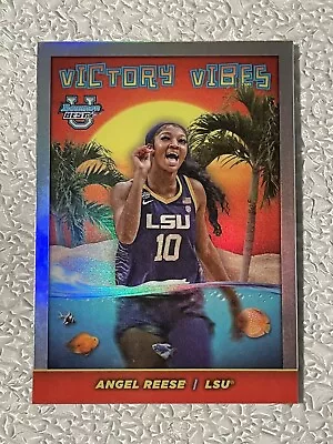 🔥2023-24 Bowman Best University Angel Reese Victory Vibes Speckle Refractor🔥 • $2.52