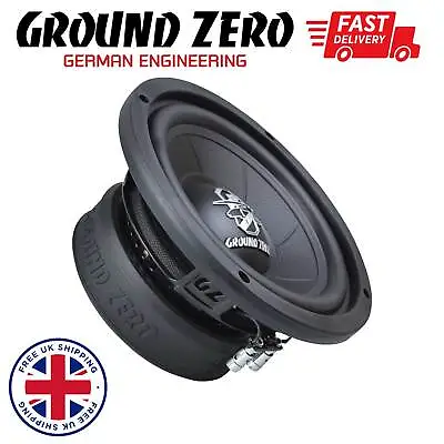 £62.99 • Buy 6.5  Loud Subwoofer Ground Zero 300 Watts Spl Bass Compact Car Audio
