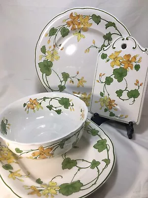 (4)Villeroy & Boch GERANIUM (Campagna Shape) SERVING PIECES • $135