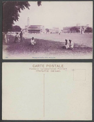 £14.99 • Buy Singapore Cricket Club Clock Tower Malay Boys Children Malaya Old Postcard No.87