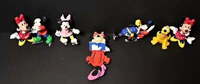 Disney Large Mickey Minnie Mouse Donald Daisie Duck Cake Toppers Figures Skaters • $4.99