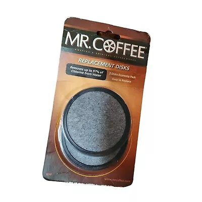 Genuine Mr Coffee 2 Pack Water Filtration Replacement Disks Model WFF • $9.99