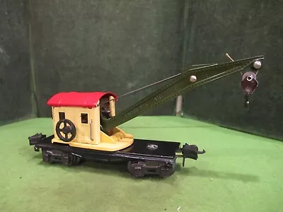 Lionel O-GAUGE: Pre-war 2660 Crane Car VERY NICE~ EVERYTHING WORKS! • $39.95