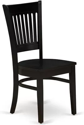 East West Furniture Vancouver Dining Room Slat Back Wood Seat Set Of 2 Oak  • $183.91