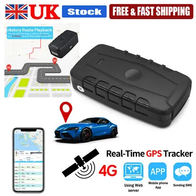 Magnetic Car Vehicle 4G GPS Tracker Locator Real Time Tracking Device 10000mAh • £70.79