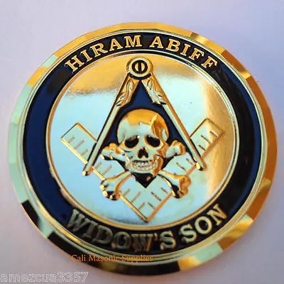  Master Mason Hiram Abiff  Commemorative  Thick Coin 1.75  Freemasonry • $11.99