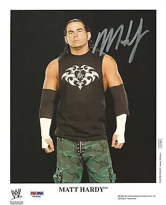 Matt Hardy Signed 8x10 Photo PSA/DNA COA WWE 2006 Promo Picture Autograph TNA • $29.99
