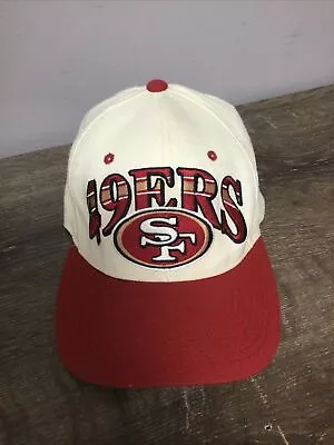 Vintage 90s San Francisco 49ers Starter Hat Team NFL StarFit Size 6 3/4 - 7 1/8  • $10