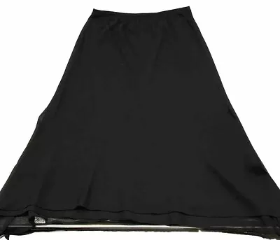 Annie Alexander Women Skirt Black Long Maxi Size Extra Large Polyester Pre-Owned • $9.99