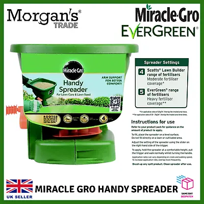 Miracle-Gro EverGreen Feed Seed Fertiliser For Garden Lawn Grass Handy Spreader • £24.99