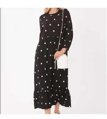 Decjuba Polkadot Long Dress - Size 12 • $20