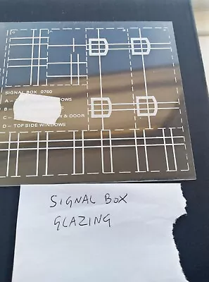 Hornby Signal Box Replacement Glazing • £2.95