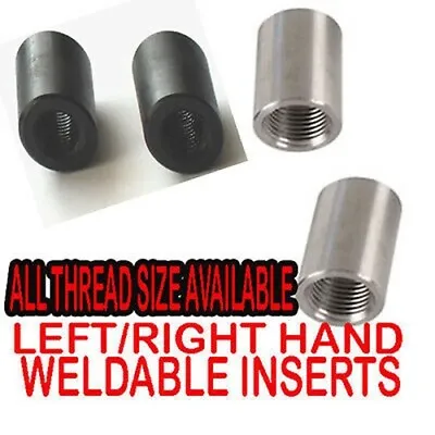 £4.99 • Buy M6  M10 M12 RIGHT/LEFT HAND Threaded Insert Tube Adaptor Rose Joint Inserts X1PC