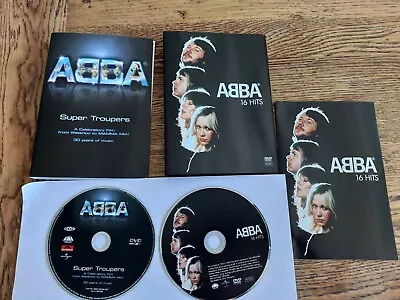 ABBA - 2  Disc Music DVD- Good Cond No Cases - Reg0 • $8.17