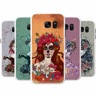 Women From Mexican Holiday Day Of Dead Hard Case Phone Cover For Samsung Phones • £4.95