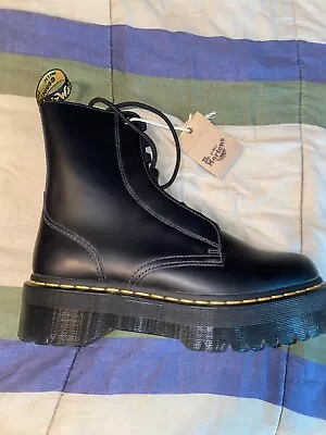 Doc Martens Jarrick Smooth BLK Leather Boots Sz M9 /W10 Right Shoe Only  • $39.99