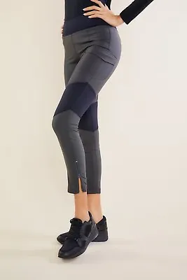 $79.99 • Buy Anatomie Andrea Grey Color Block Ladies XS Or Small Pull On Pants Leggings NEW