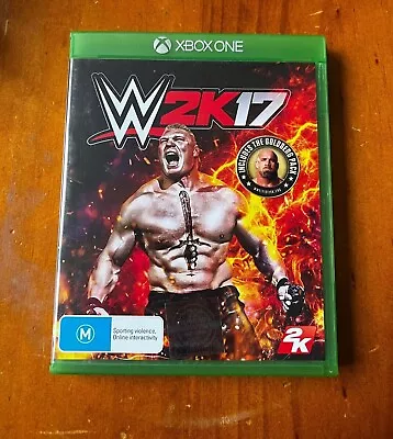 Xbox One - W2K17 WWE Wrestling - Very Good Condition - FREE Tracking! • $16.95