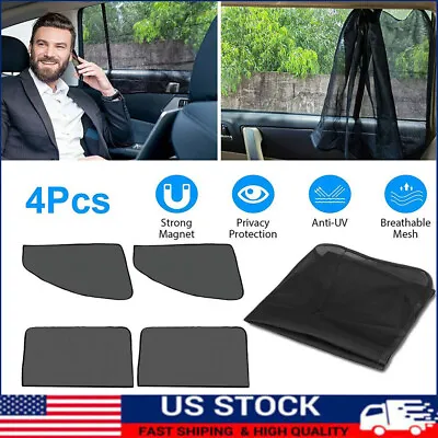 4x Car Side Window Sun Shade Cover Visor Mesh Shield UV Block Screen For SUV • $8.99