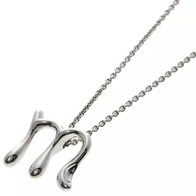 TIFFANY&Co.   Necklace Letter M Initial Silver • $263.26
