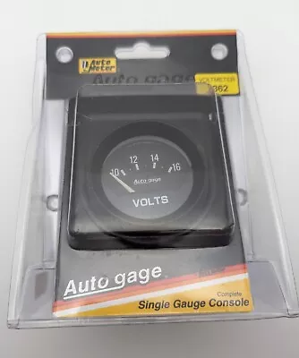 Auto Meter 2-inch Single Gauge Console 10-16 Volt Electric Voltmeter 2362 • $37.95