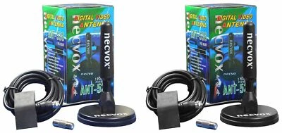 £72.99 • Buy 2 X Necvox Antenna Digital Freeview TV Aerial Caravan Boat Car Camper Van